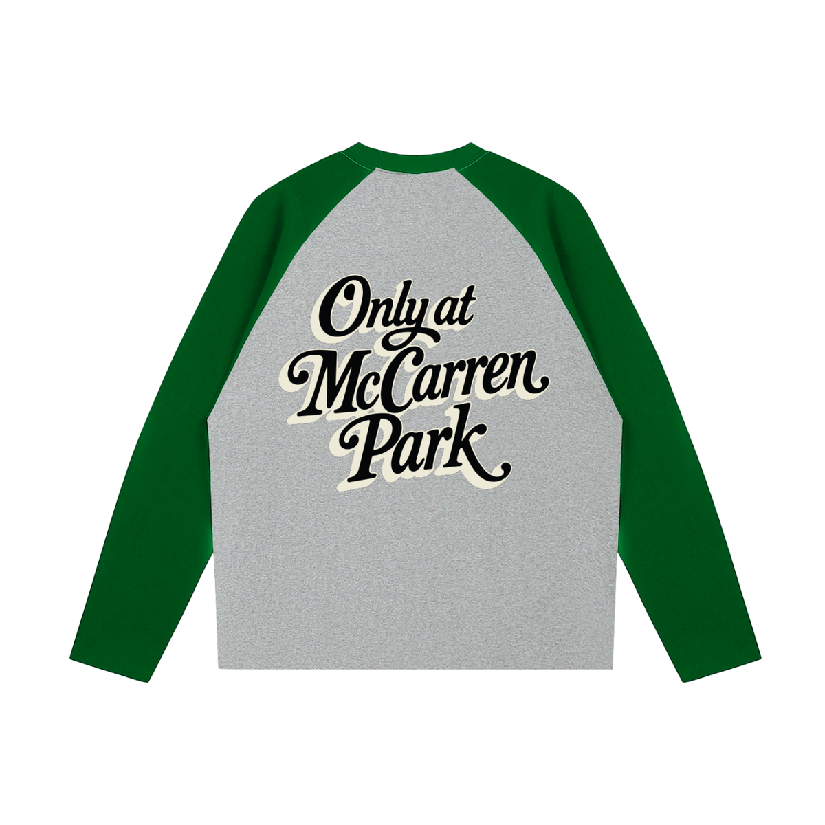 Only at McCarren (Black Lettering) Baseball Long-Sleeve T-Shirt