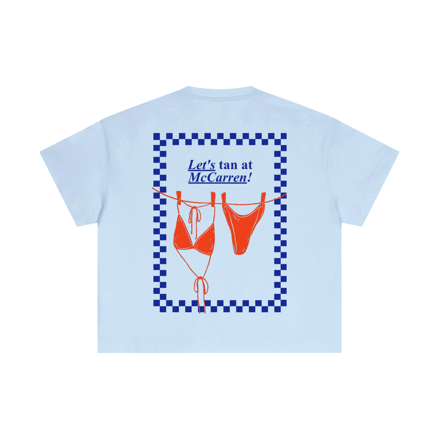 Tan at the park! Cotton Boxy Oversized T-Shirt