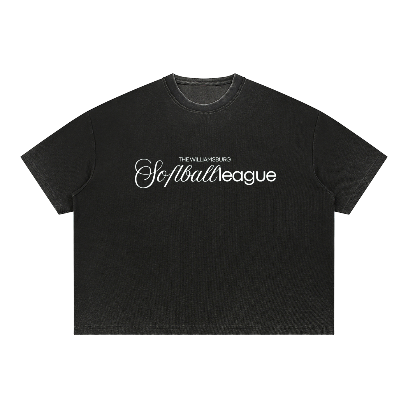 Unisex Vintage Wash Sunfade Boxy Waffle T-Shirt