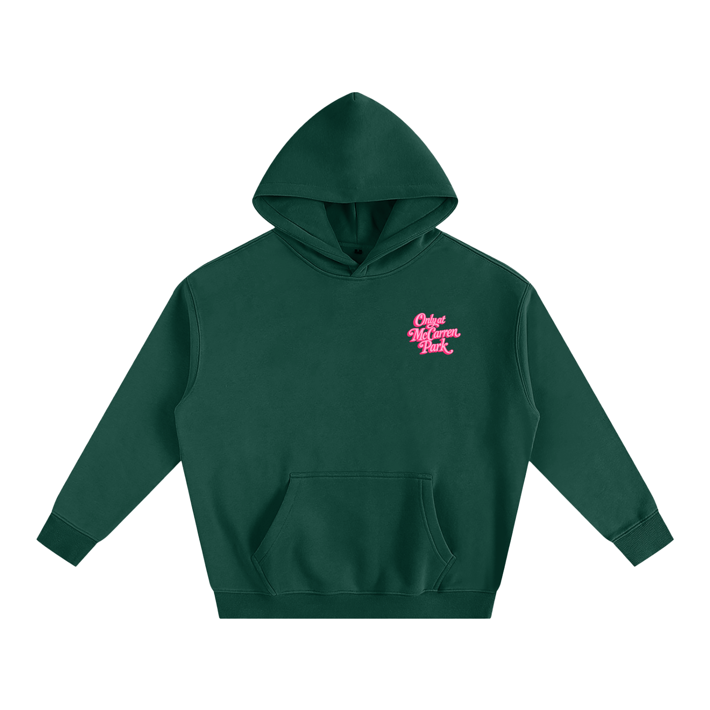 Only At McCarren Park Oversized Fleeced Hoodie