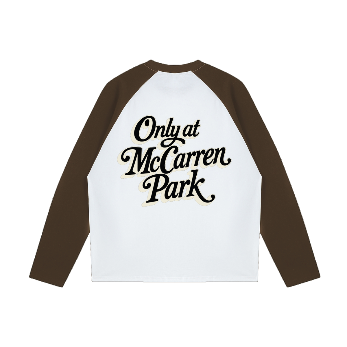 Only at McCarren (Black Lettering) Baseball Long-Sleeve T-Shirt