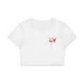Tan at the park! Fitted Crop Cotton T-Shirt