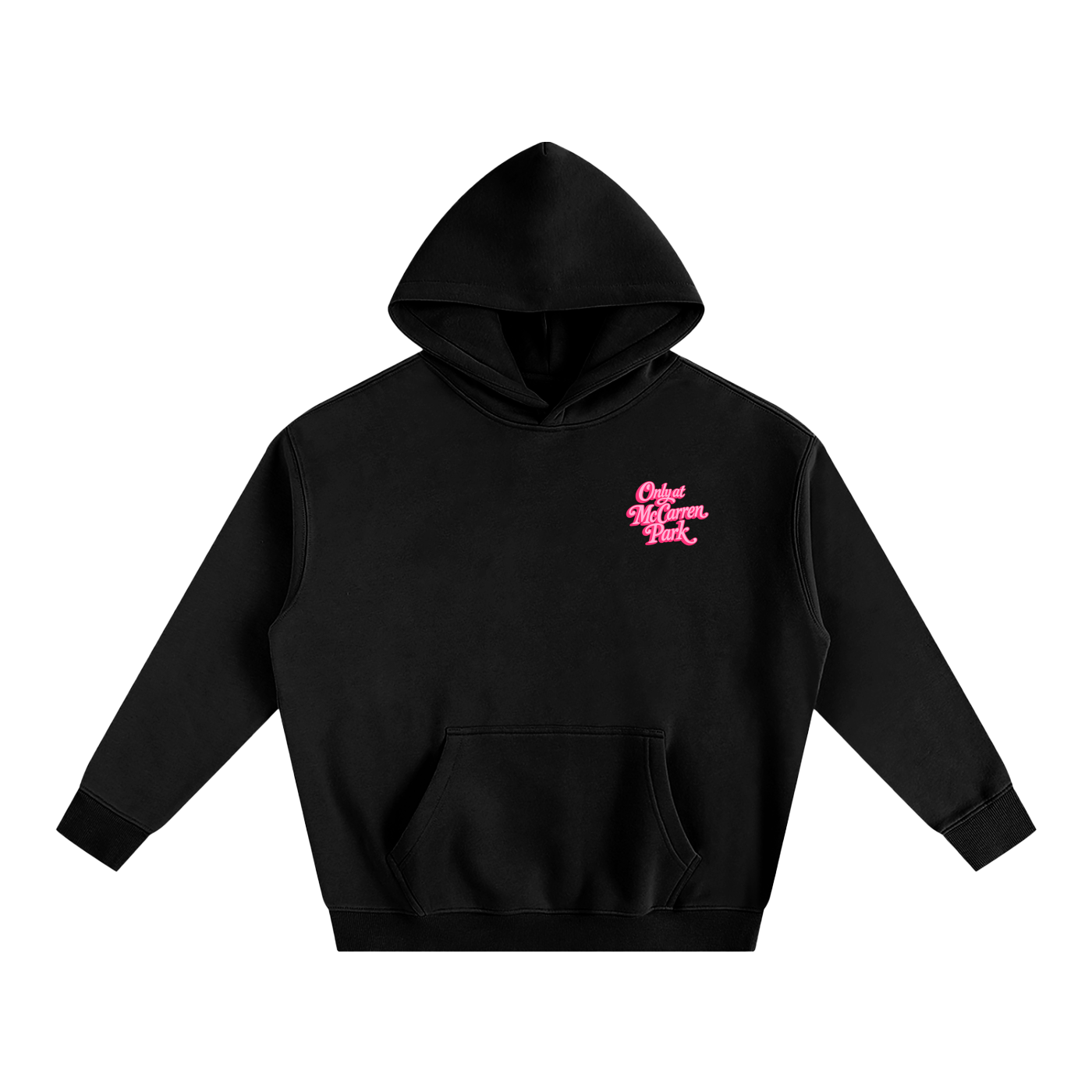 Only At McCarren Park Oversized Fleeced Hoodie