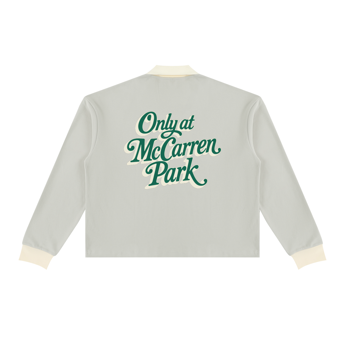Only at McCarren (Green Lettering) Baseball Long Sleeve Sweatshirt