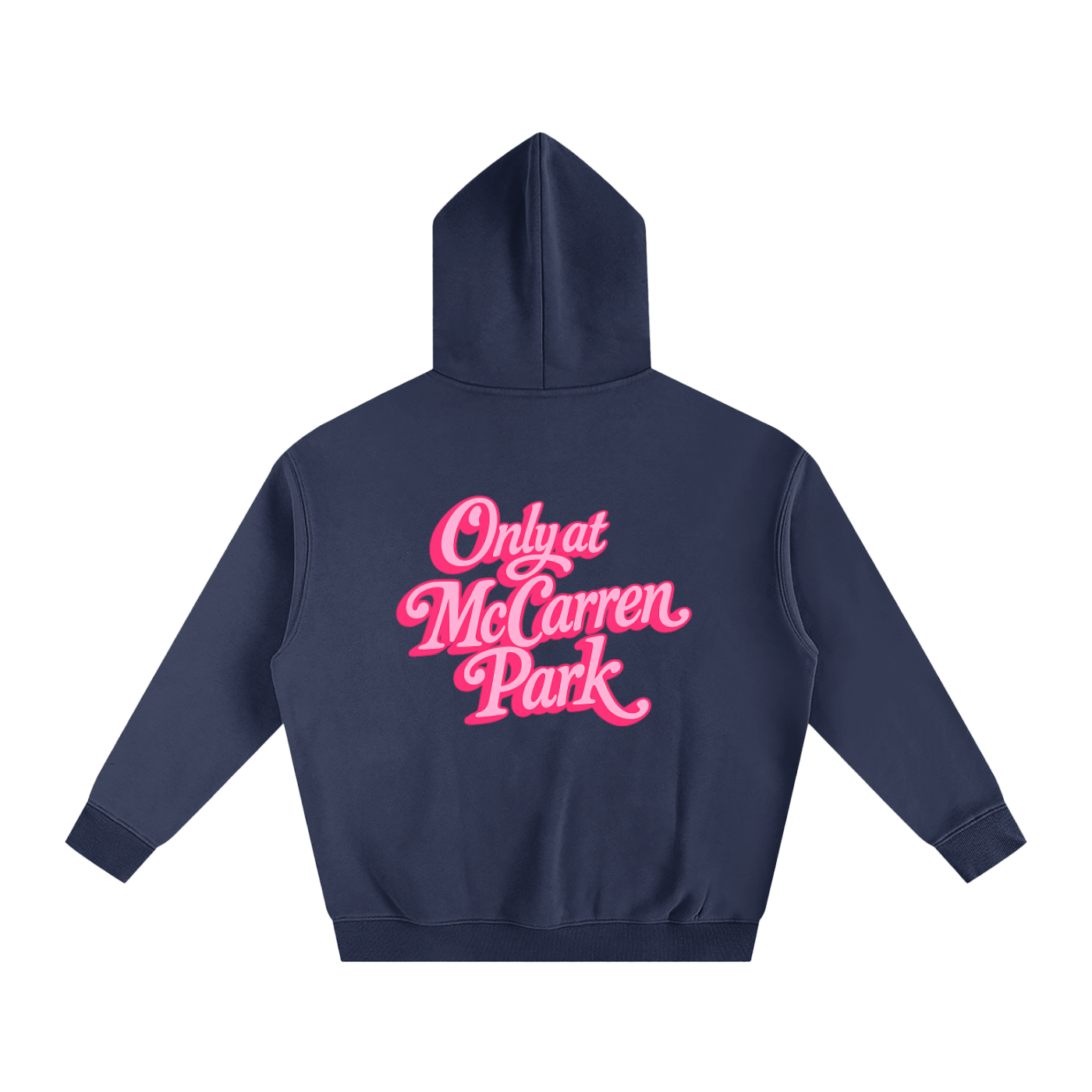 Only At McCarren Park Oversized Fleeced Hoodie