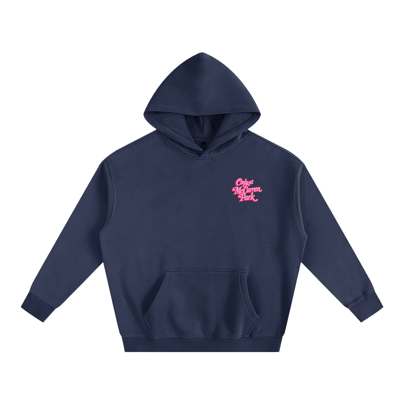 Only At McCarren Park Oversized Fleeced Hoodie