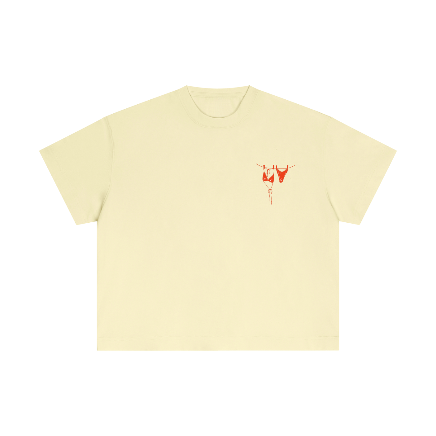 Tan at the park! Cotton Boxy Oversized T-Shirt