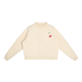 Cherry Mock-Neck Sweatshirt