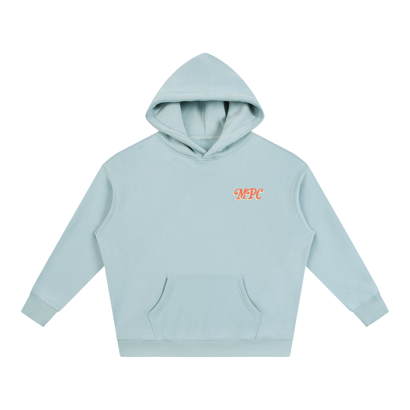 Only At McCarren (Orange) Oversize Fleeced Hoodie