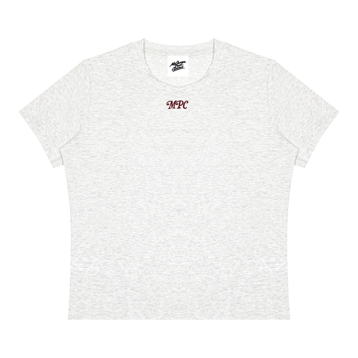 Only at McCarren Park (Maroon Lettering) Women's Sorona Crewneck T-Shirt