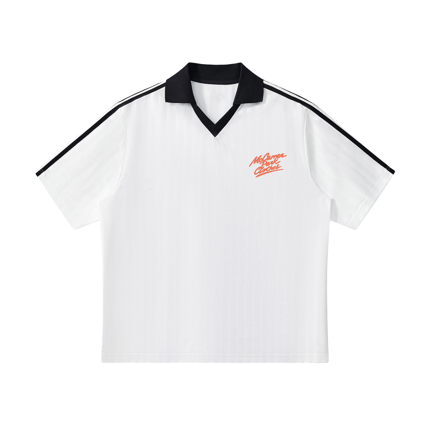 Let's Tan At McCarren Fútbol Jersey (Orange Lettering)