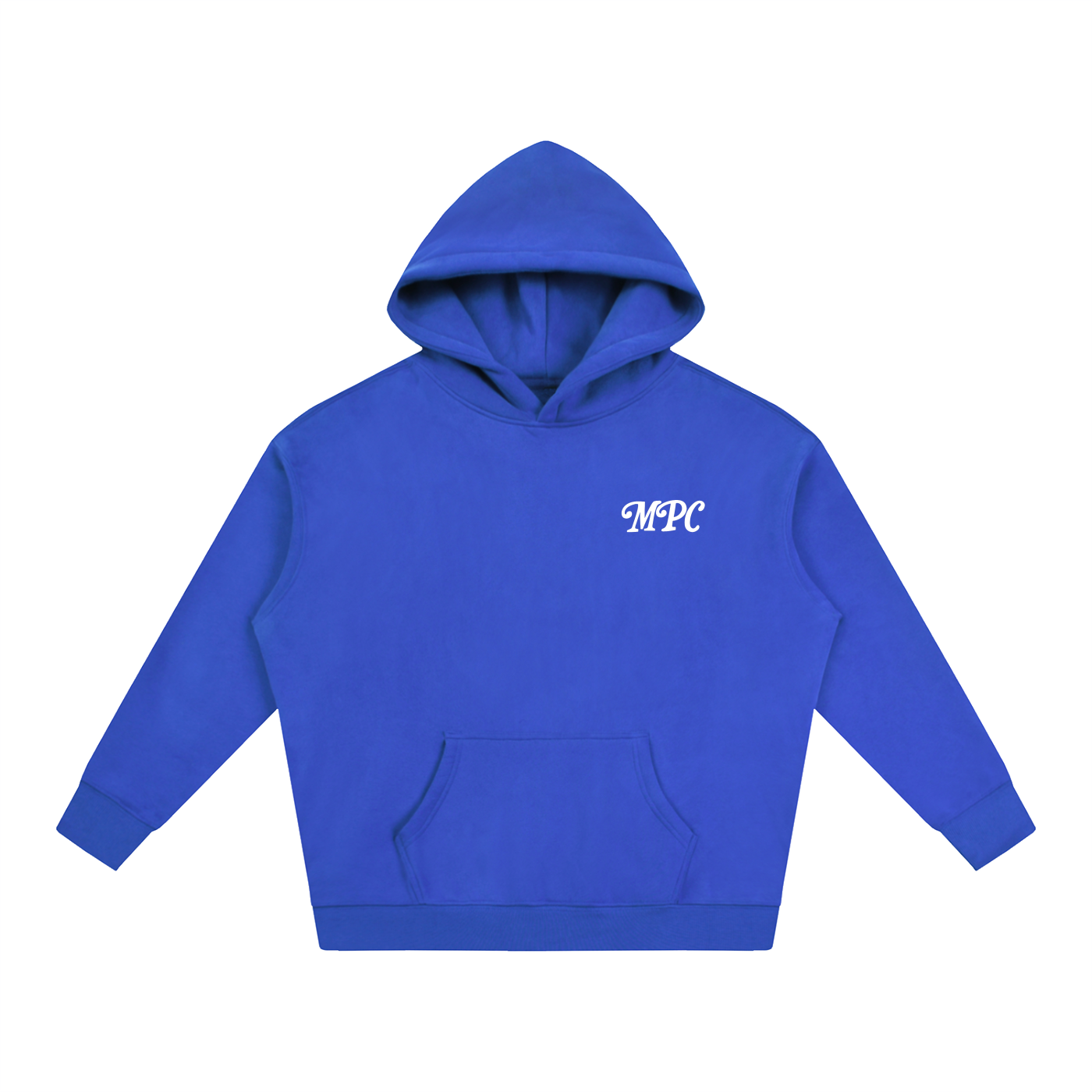 Only At McCarren (Simple White) Oversize Fleeced Hoodie