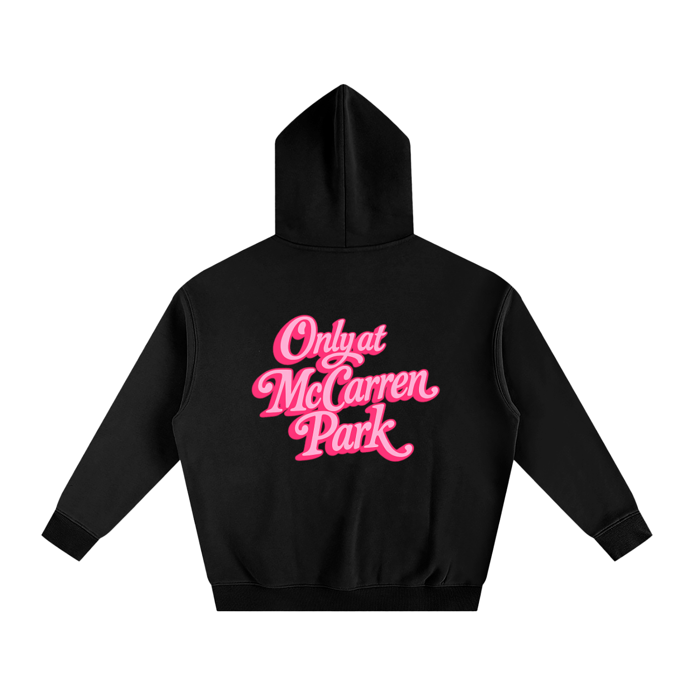 Only At McCarren Park Oversized Fleeced Hoodie