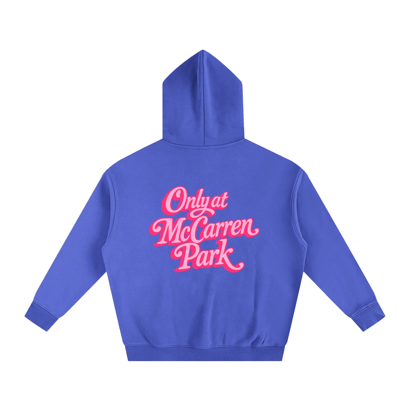 Only At McCarren Park Oversized Fleeced Hoodie