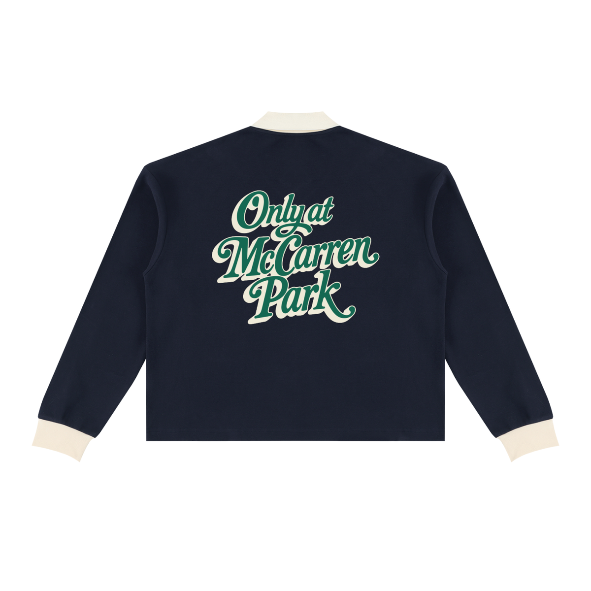Only at McCarren (Green Lettering) Baseball Long Sleeve Sweatshirt