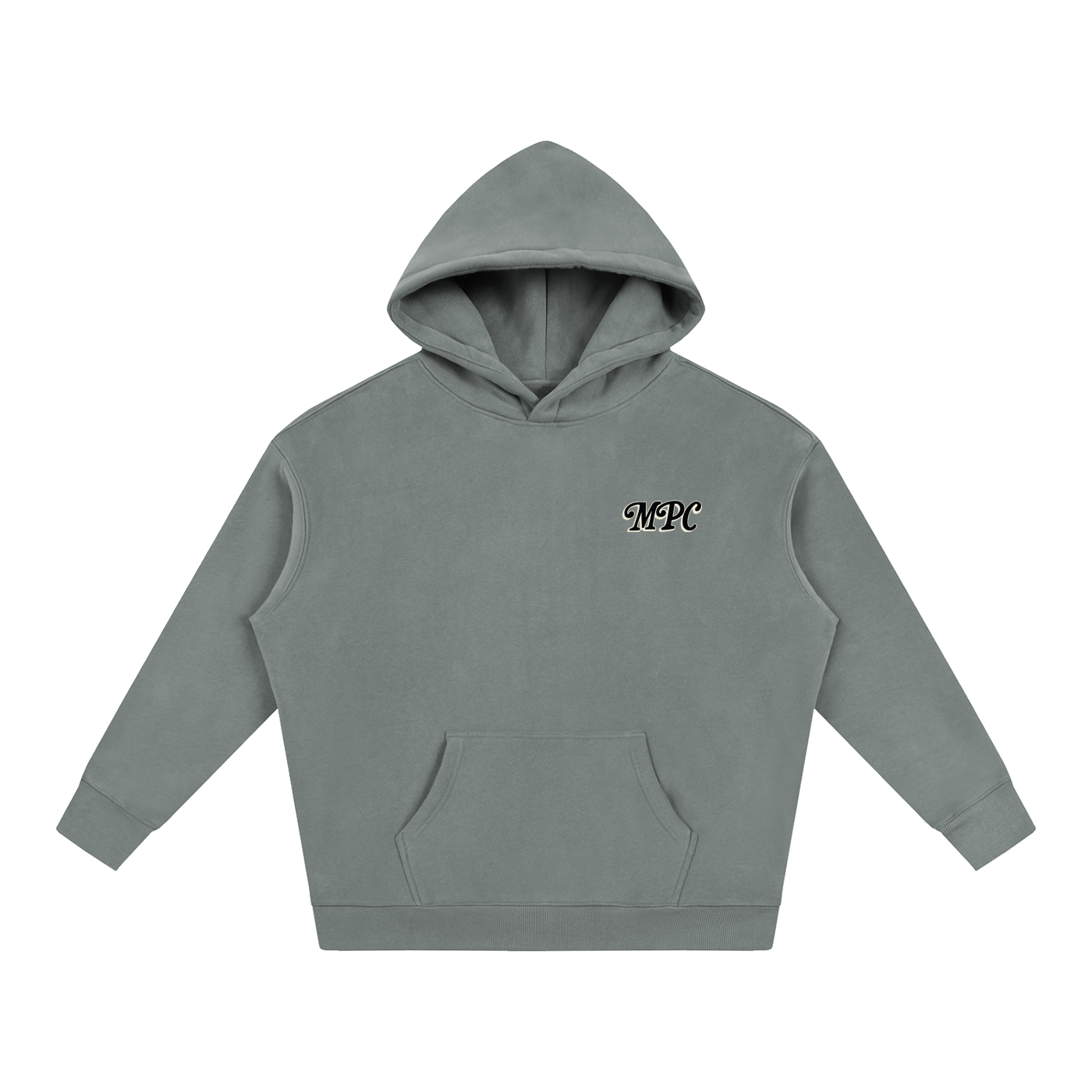 Only At McCarren (Black Lettering) Oversize Fleeced Hoodie