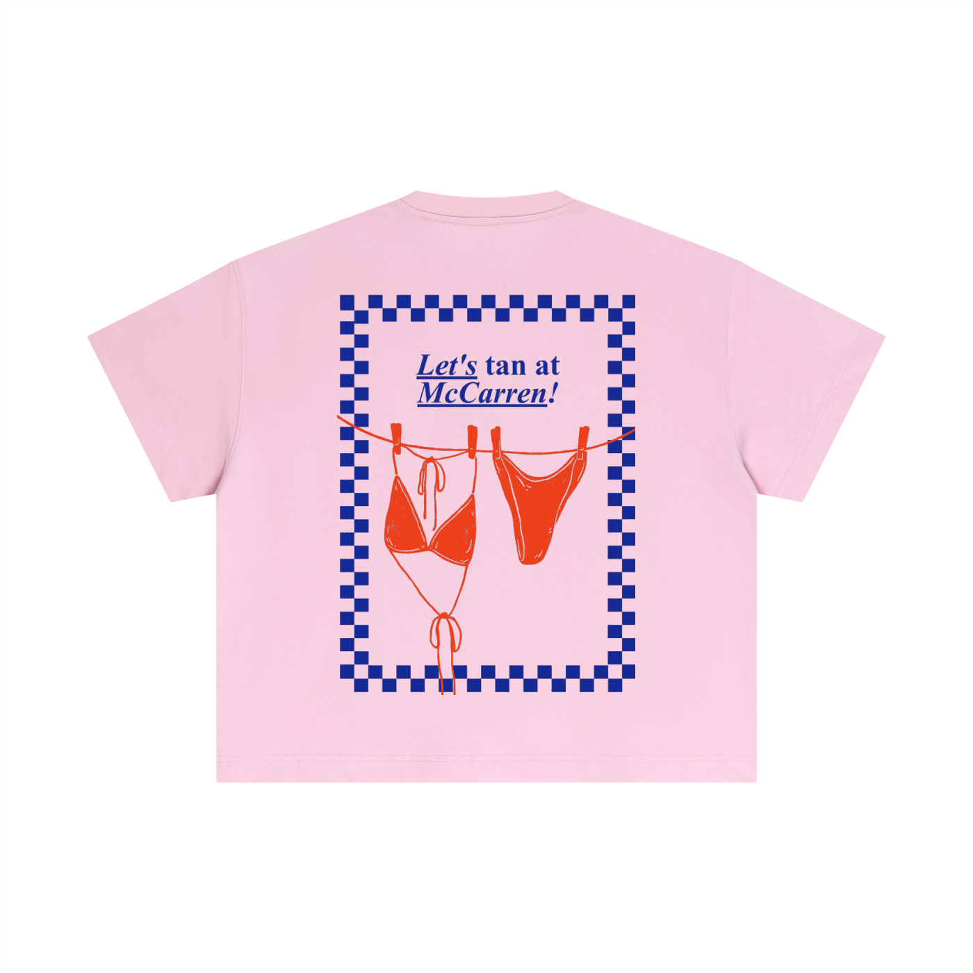 Tan at the park! Cotton Boxy Oversized T-Shirt