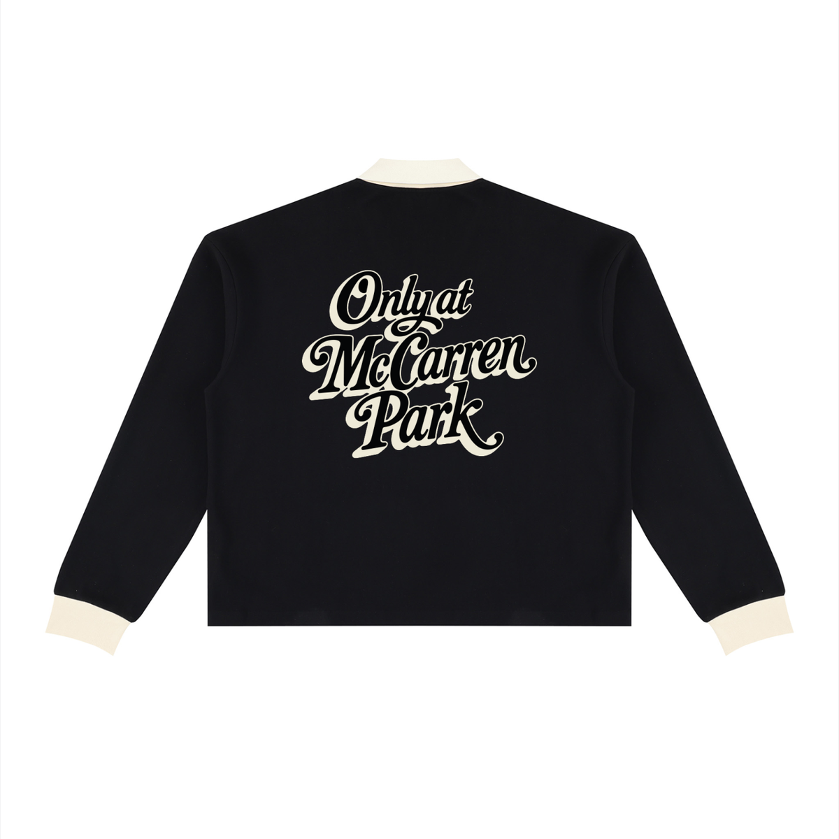 Only at McCarren (Black Lettering) Baseball Long Sleeve Sweatshirt