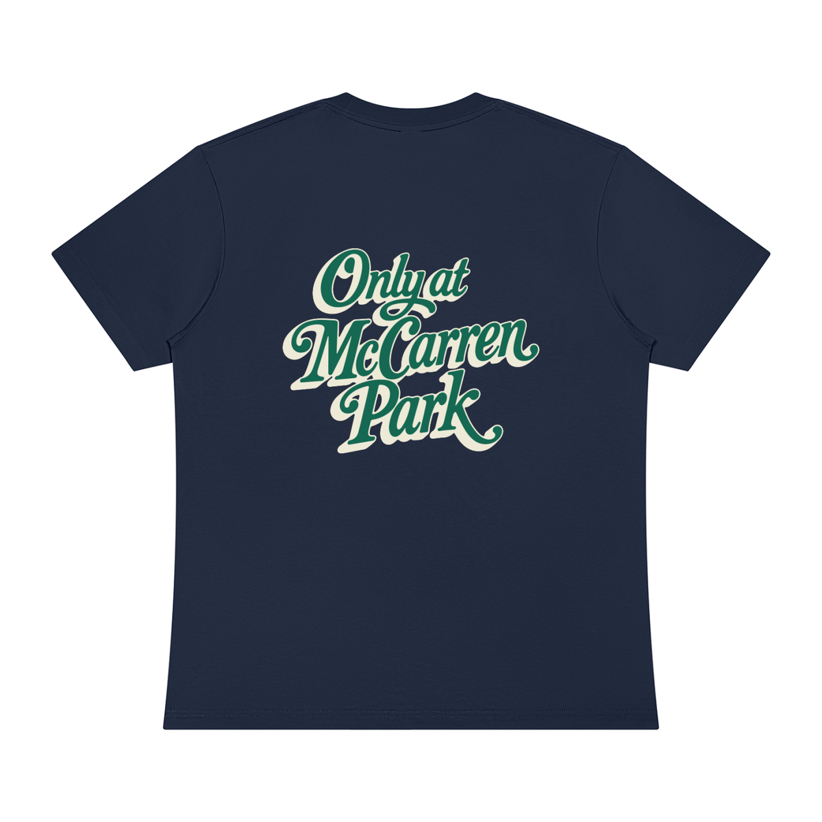 Only At McCarren (Green Lettering) Unisex Sorona Crewneck T-Shirt