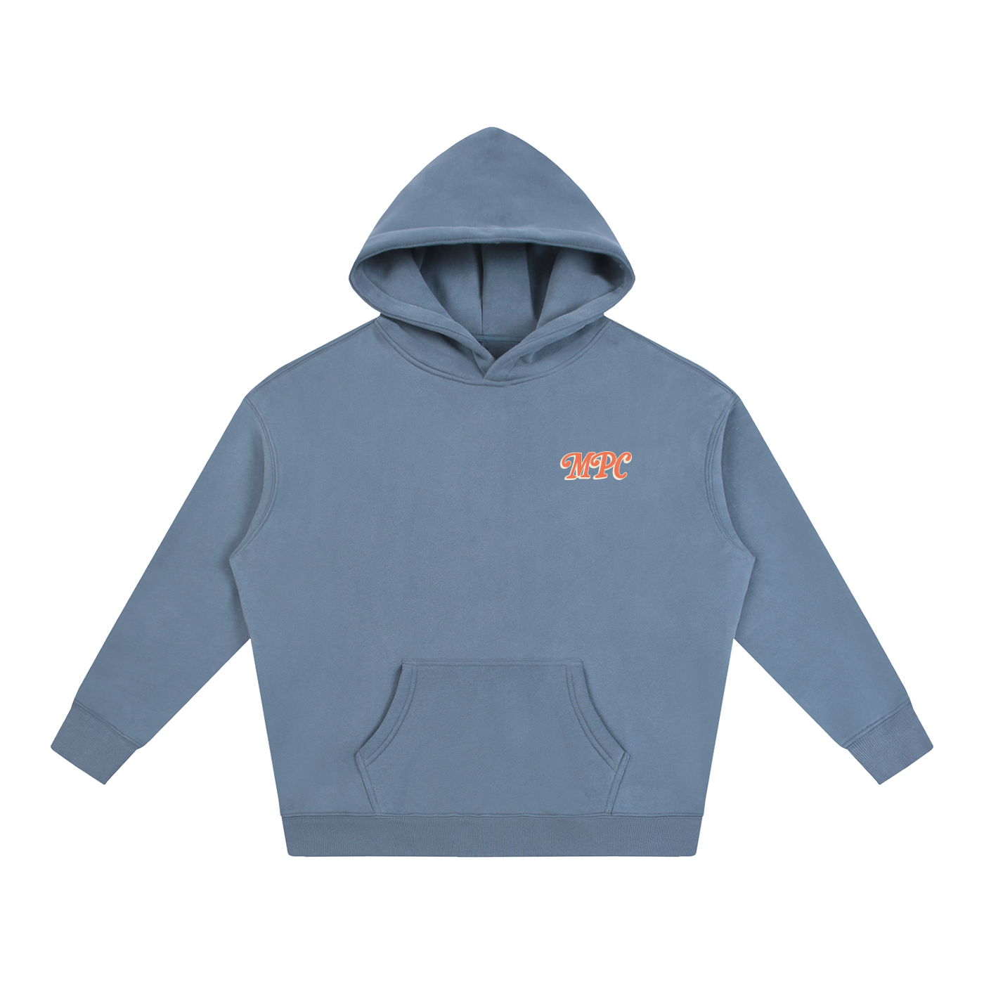 Only At McCarren (Orange) Oversize Fleeced Hoodie