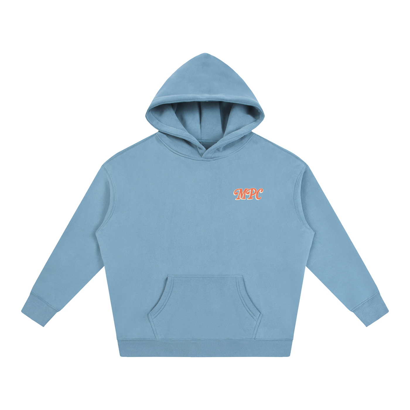 Only At McCarren (Orange) Oversize Fleeced Hoodie