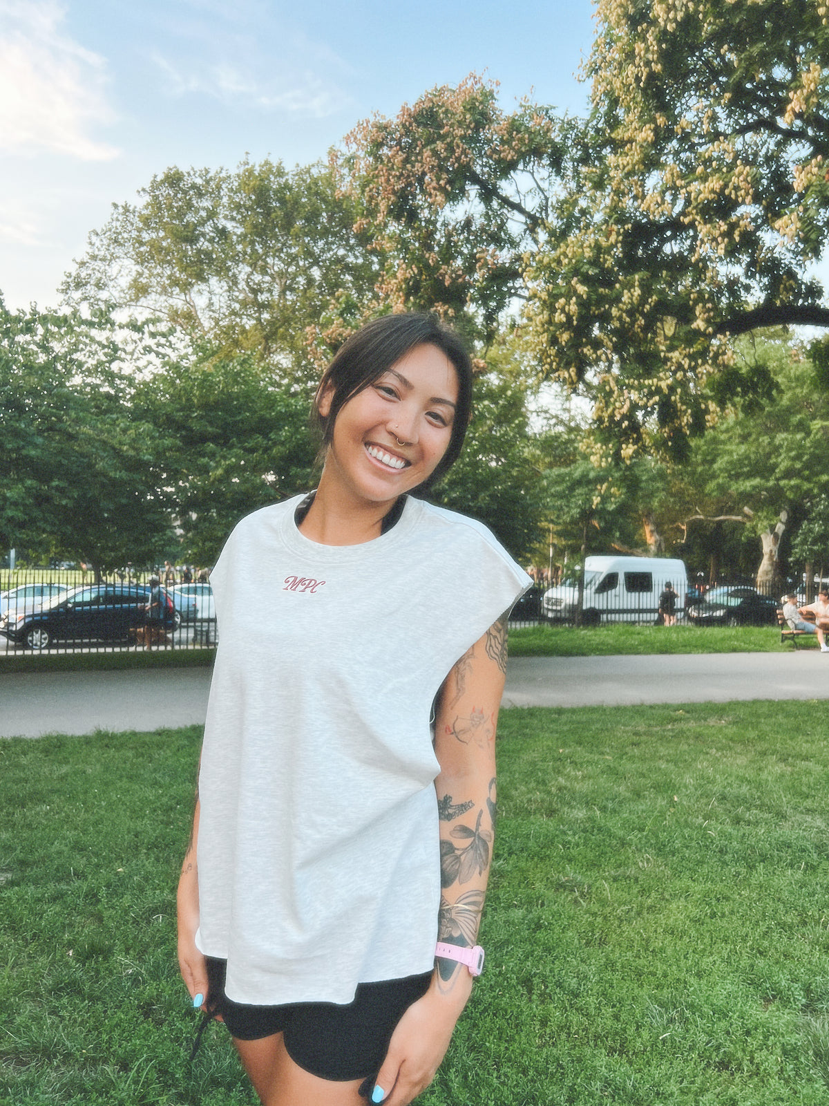 Only At McCarren (Maroon Lettering) Muscle-y Cotton Tank Top