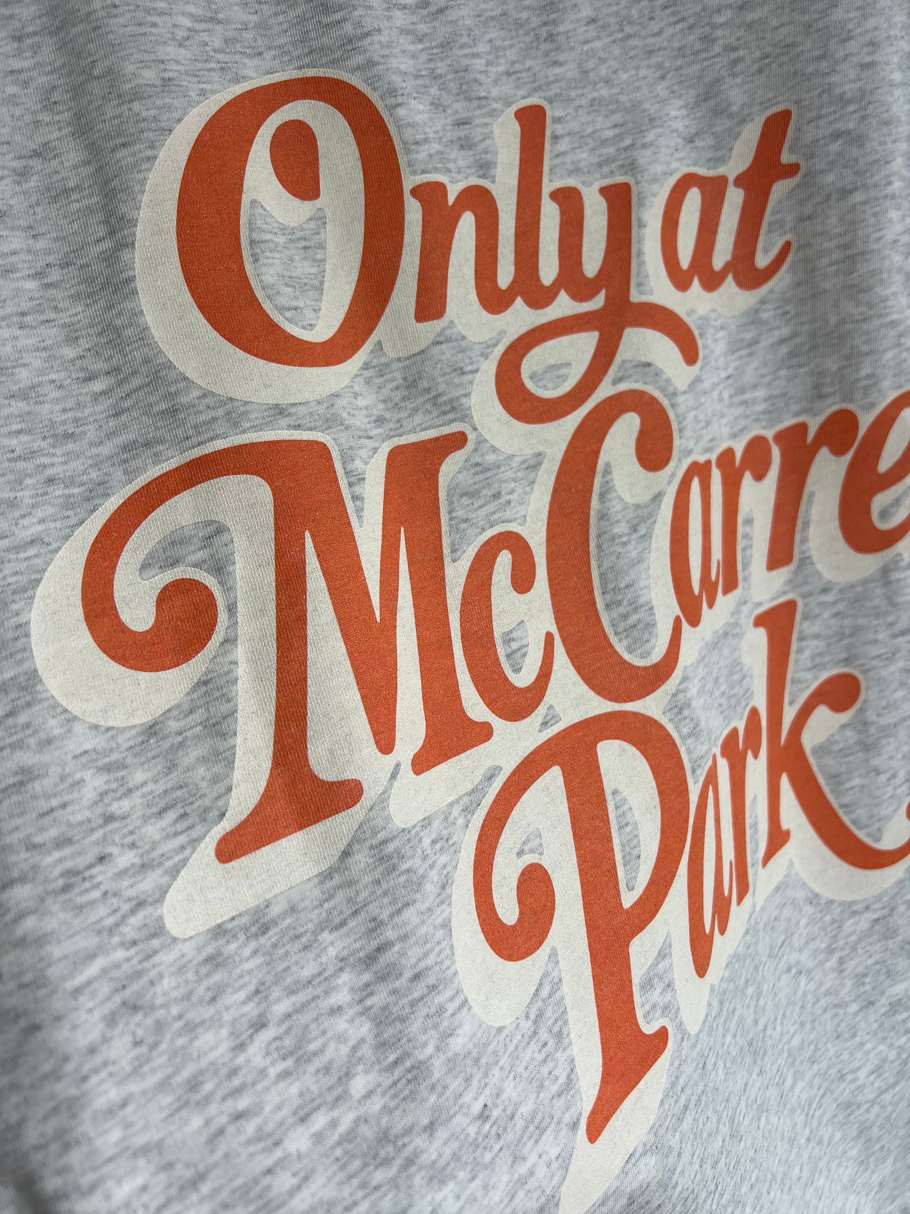 Only At McCarren (Orange Lettering) Muscle-y Cotton Tank Top