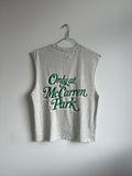 Only At McCarren (Green Lettering) Muscle-y Cotton Tank Top