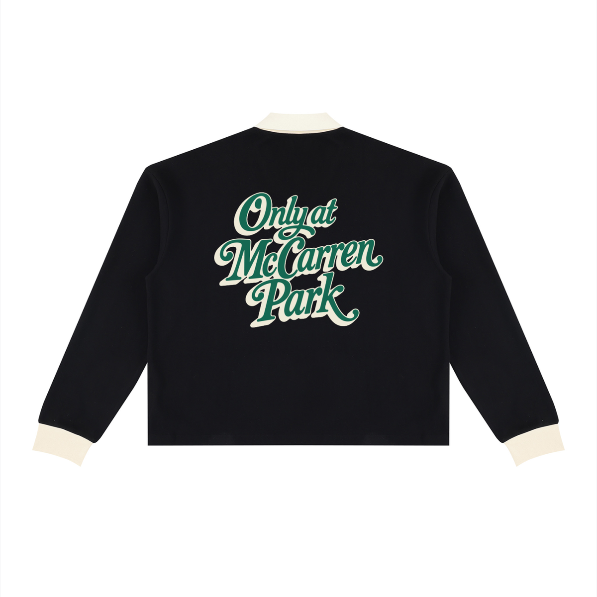 Only at McCarren (Green Lettering) Baseball Long Sleeve Sweatshirt