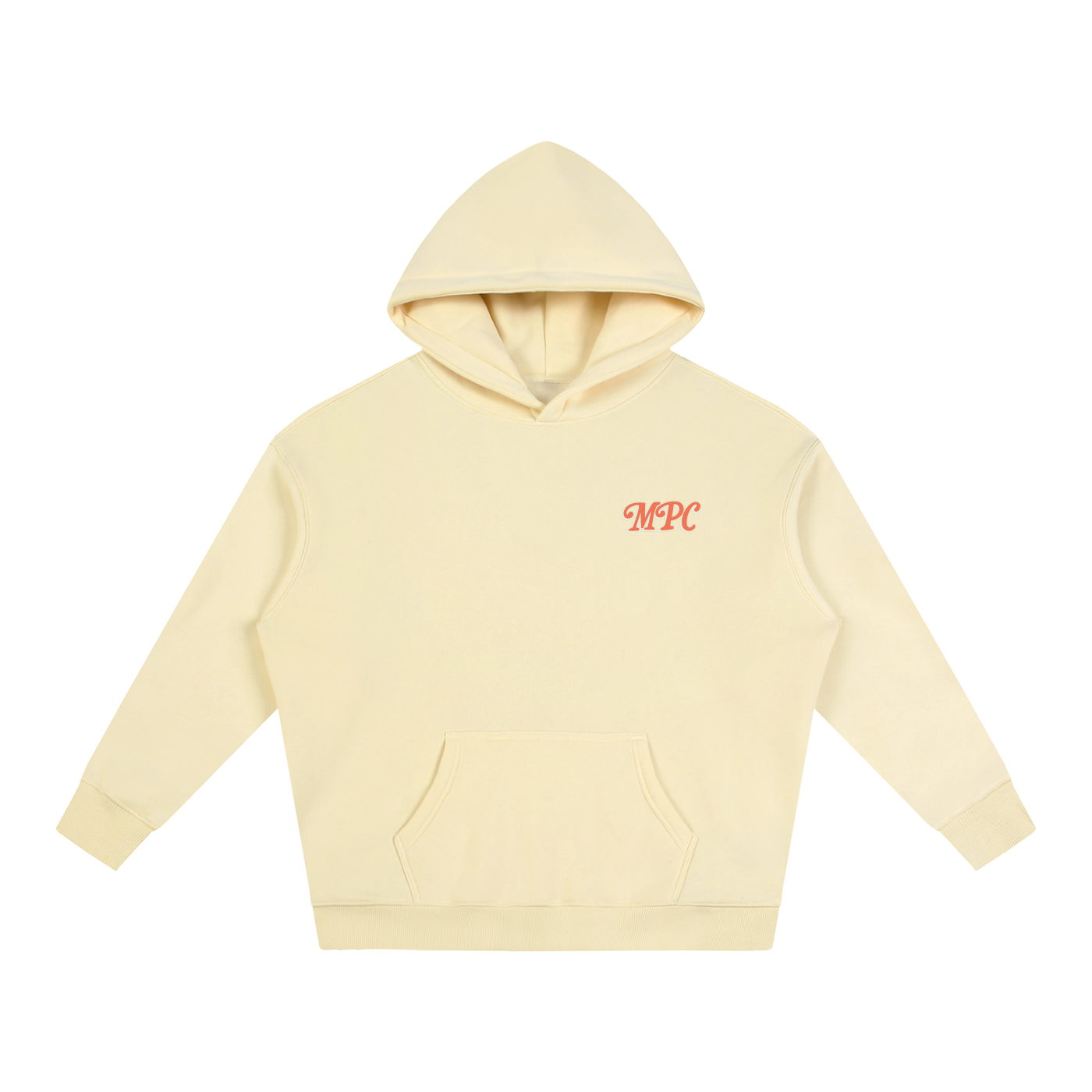 Only At McCarren (Orange) Oversize Fleeced Hoodie