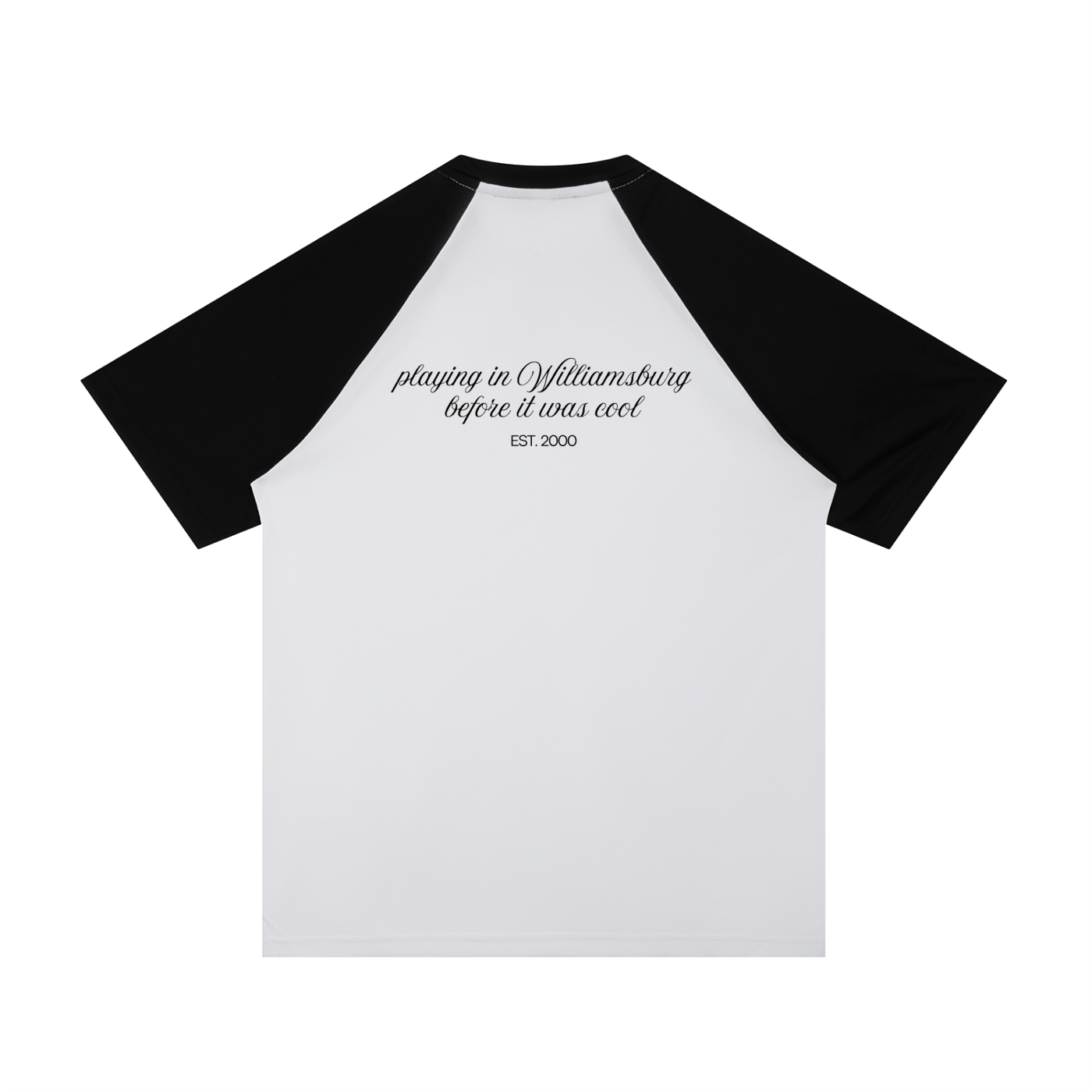 Contrast Raglan Sleeve Mesh T-Shirt
