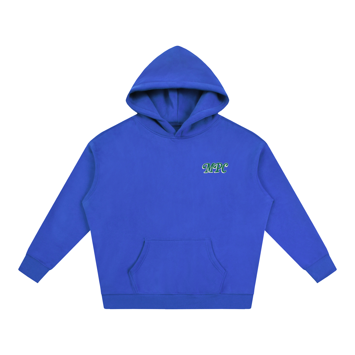 Only At McCarren (Green Lettering) Oversize Fleeced Hoodie