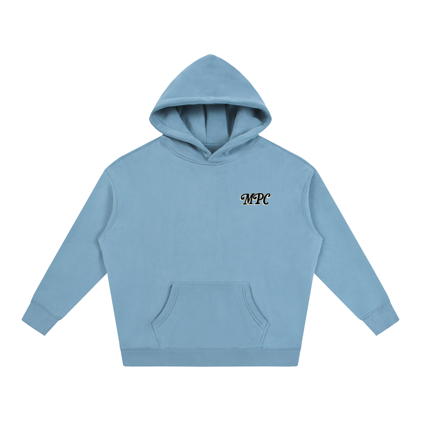 Only At McCarren (Black Lettering) Oversize Fleeced Hoodie