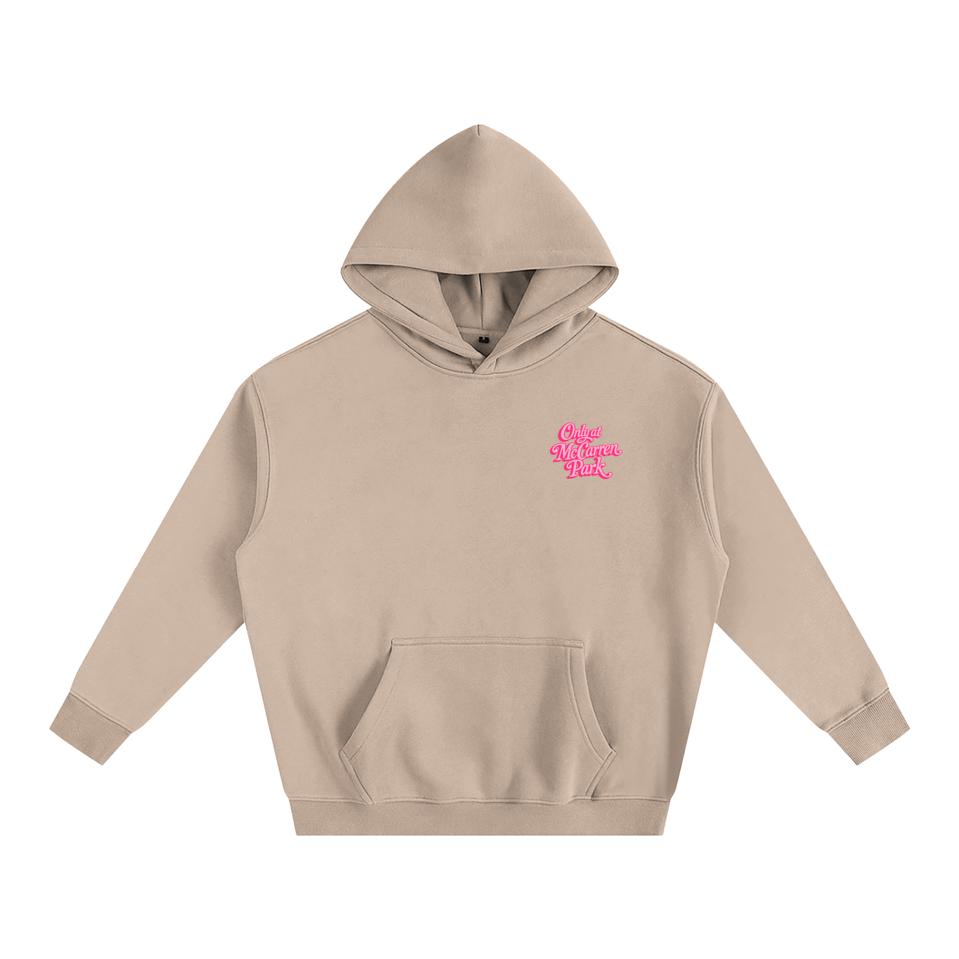 Only At McCarren Park Oversized Fleeced Hoodie