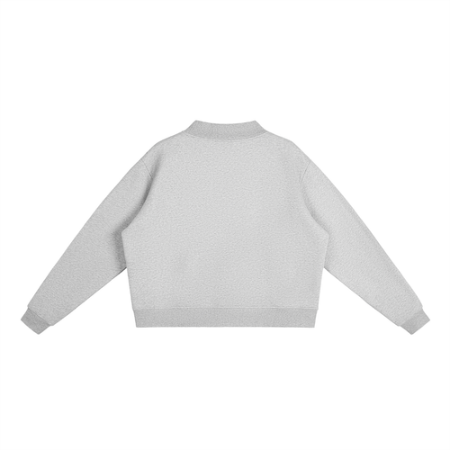 Only At McCarren Park Fleece Mock-Neck Crew Sweatshirt