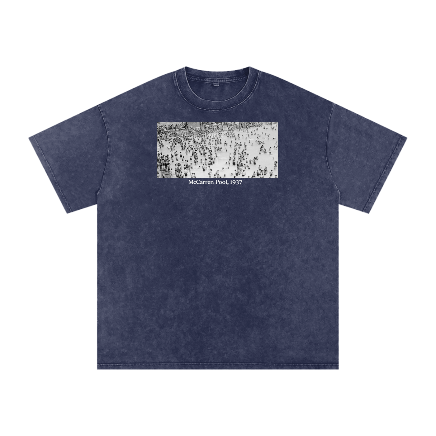 Vintage McCarren Pool Oversized Cotton T-Shirt