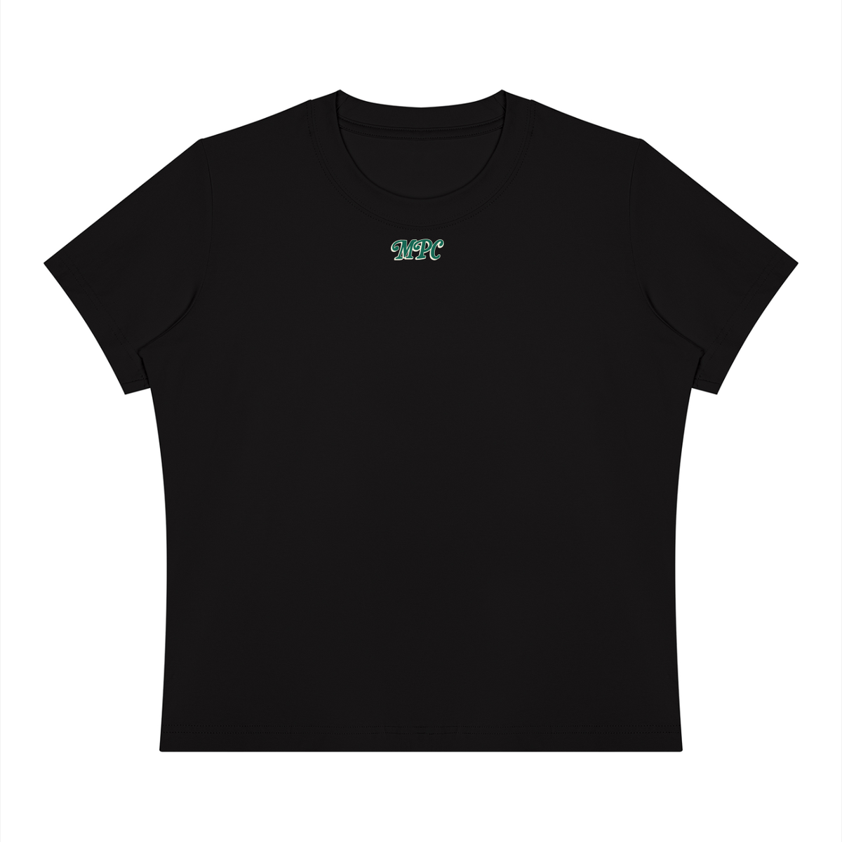 Only At McCarren (Green Lettering) Women's Sorona Crewneck T-Shirt