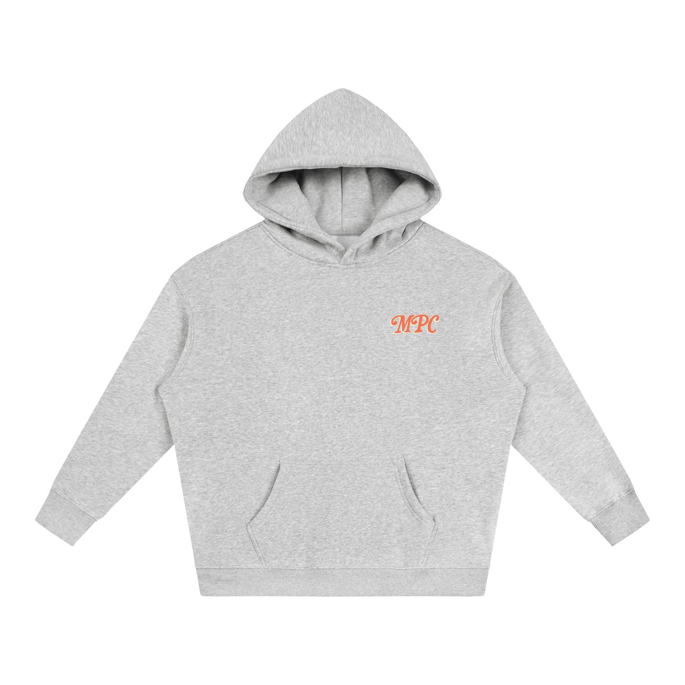 Only At McCarren (Orange) Oversize Fleeced Hoodie