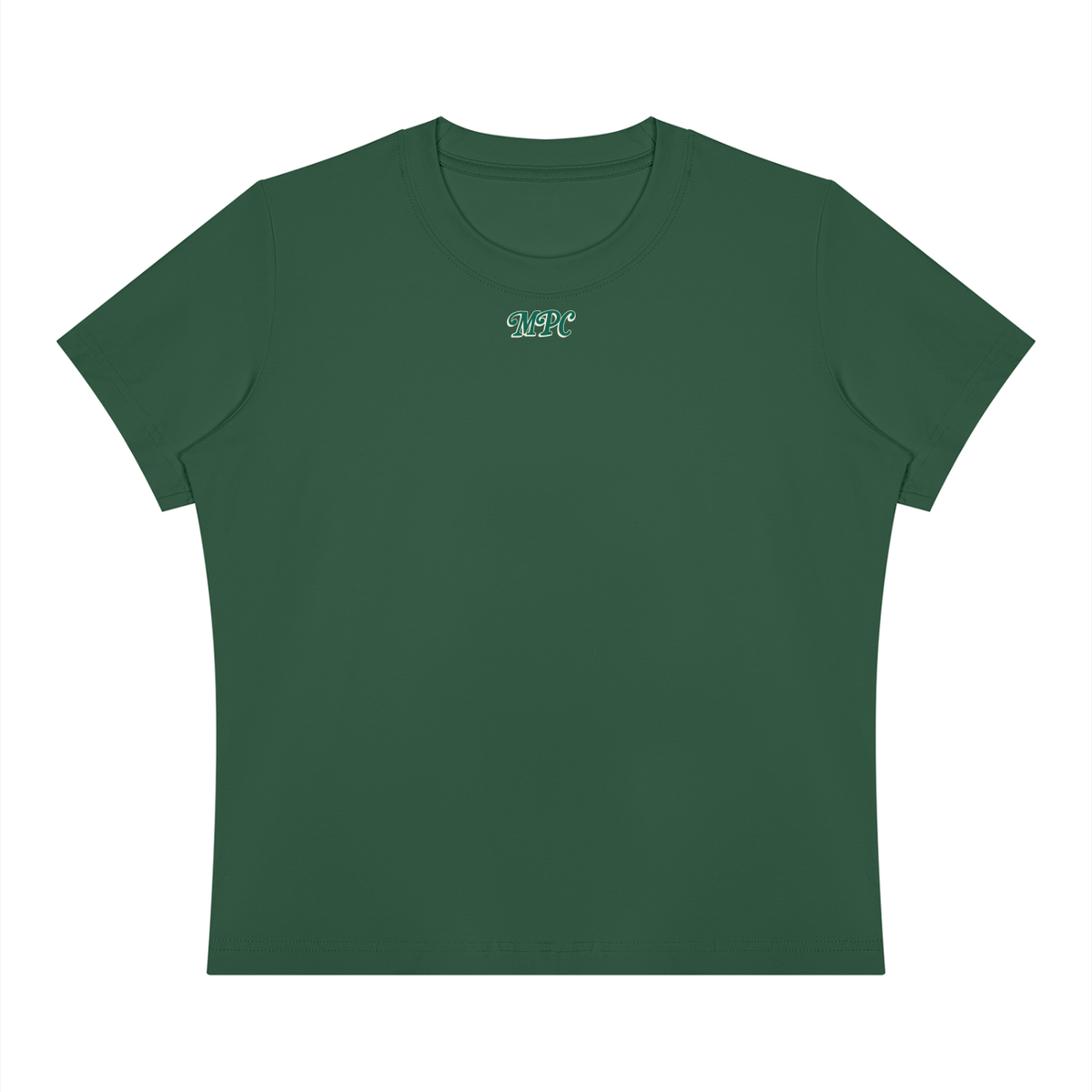 Only At McCarren (Green Lettering) Women's Sorona Crewneck T-Shirt