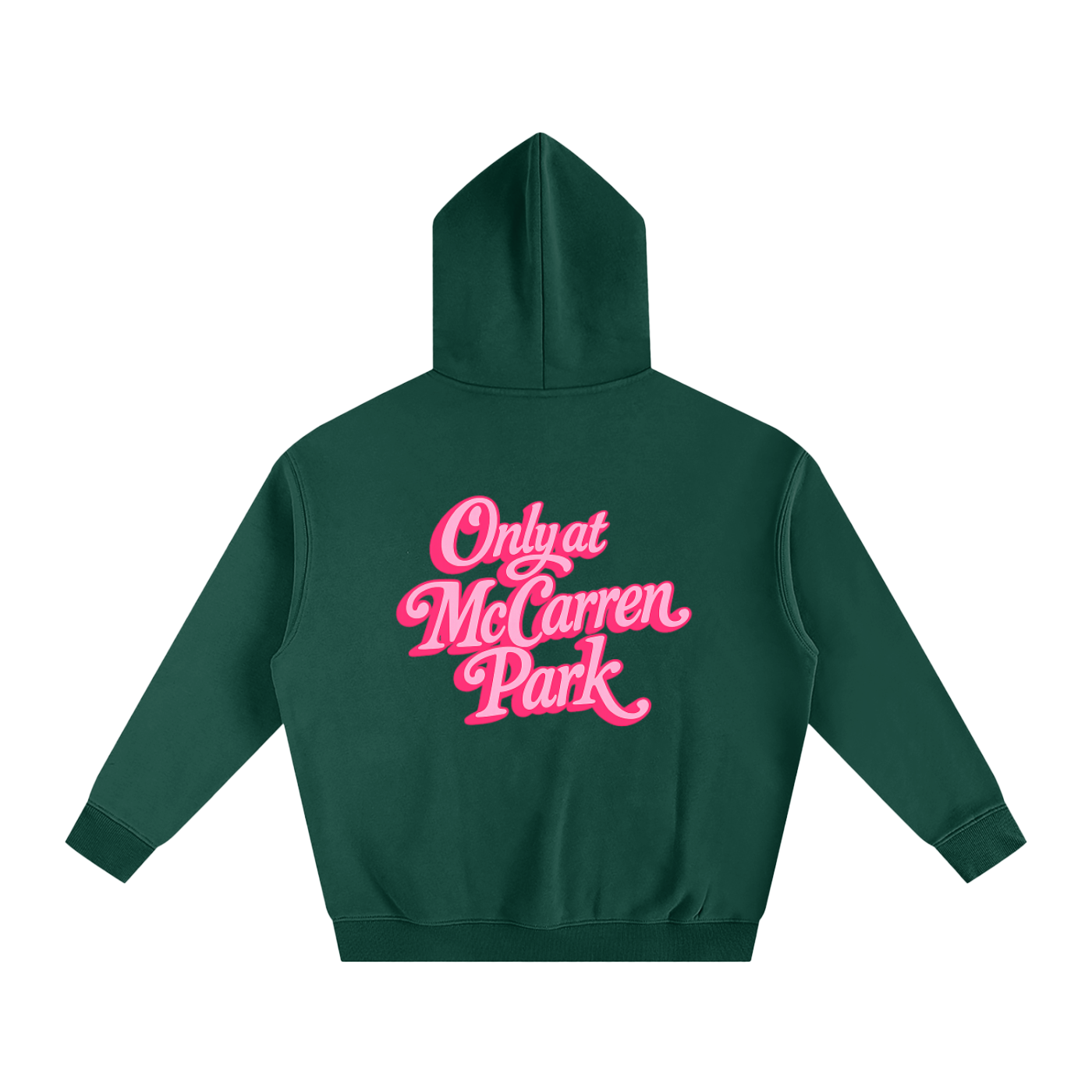 Only At McCarren Park Oversized Fleeced Hoodie
