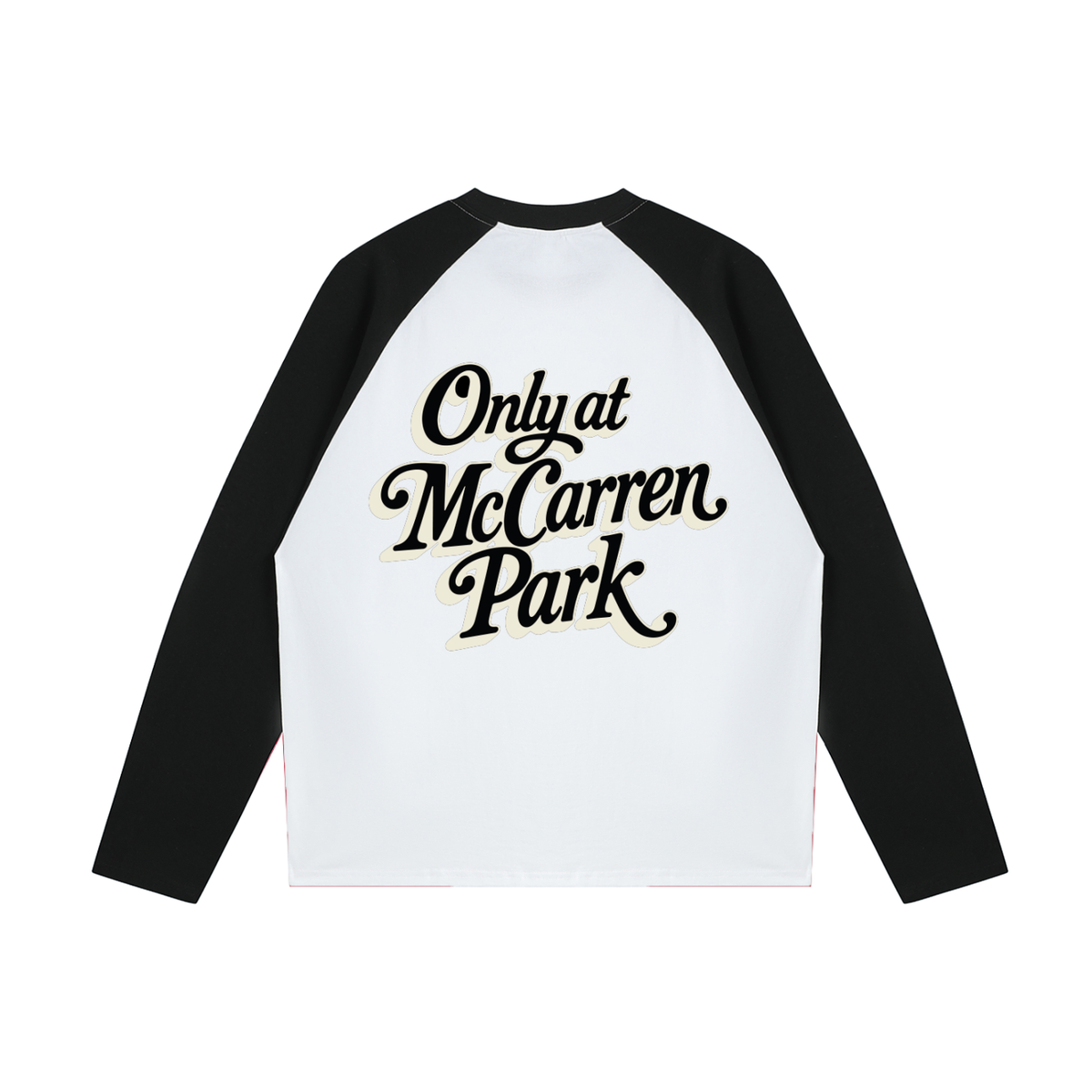 Only at McCarren (Black Lettering) Baseball Long-Sleeve T-Shirt