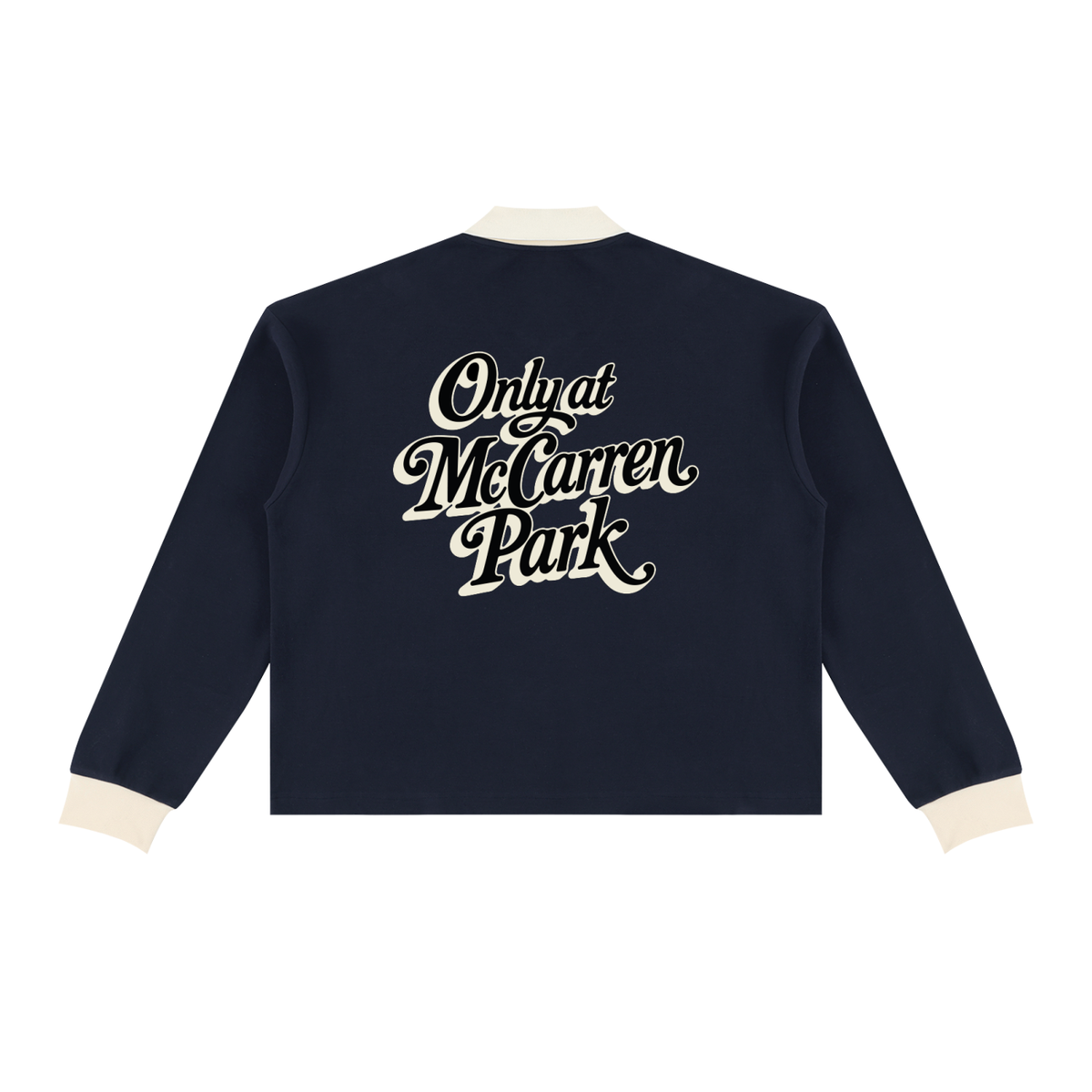 Only at McCarren (Black Lettering) Baseball Long Sleeve Sweatshirt