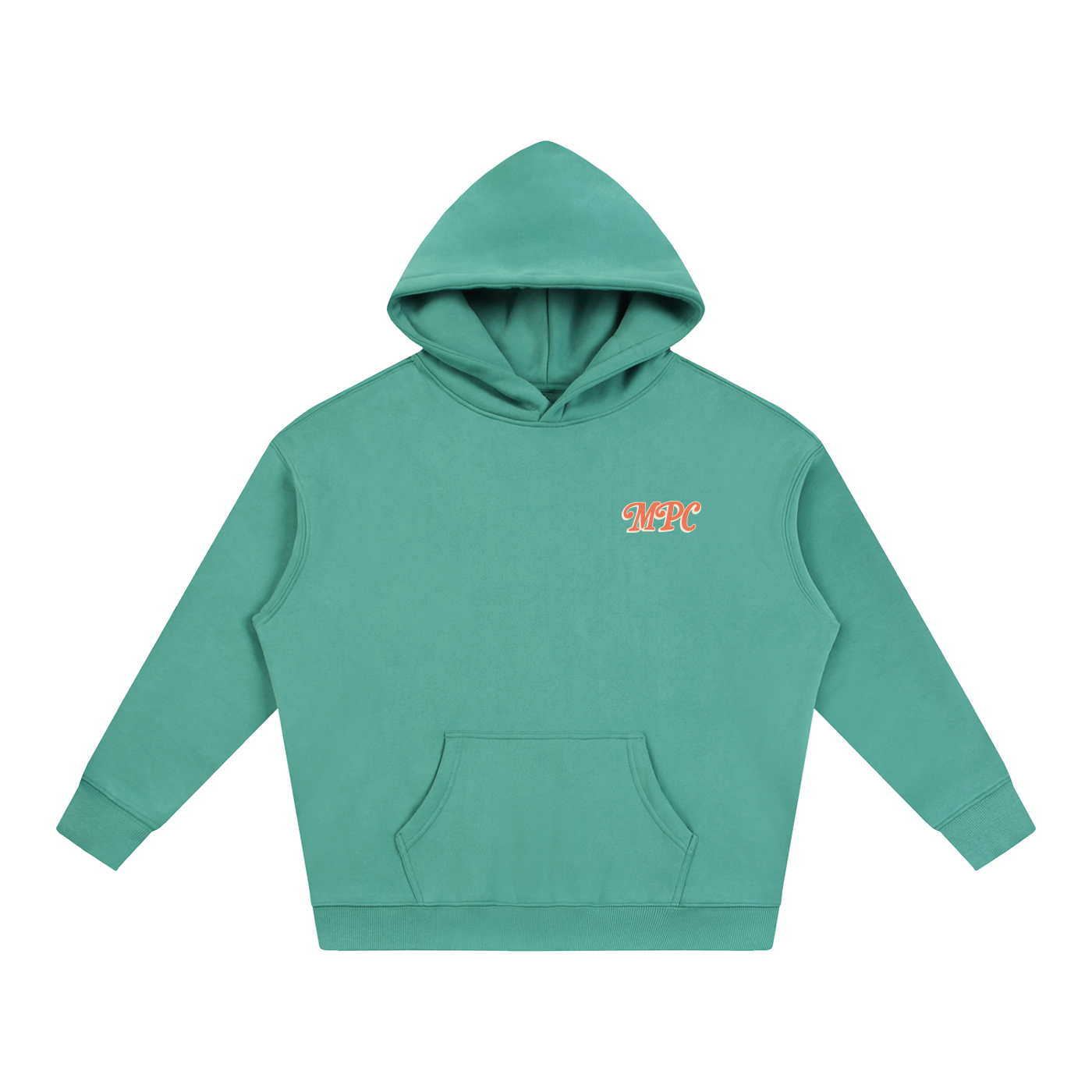 Only At McCarren (Orange) Oversize Fleeced Hoodie