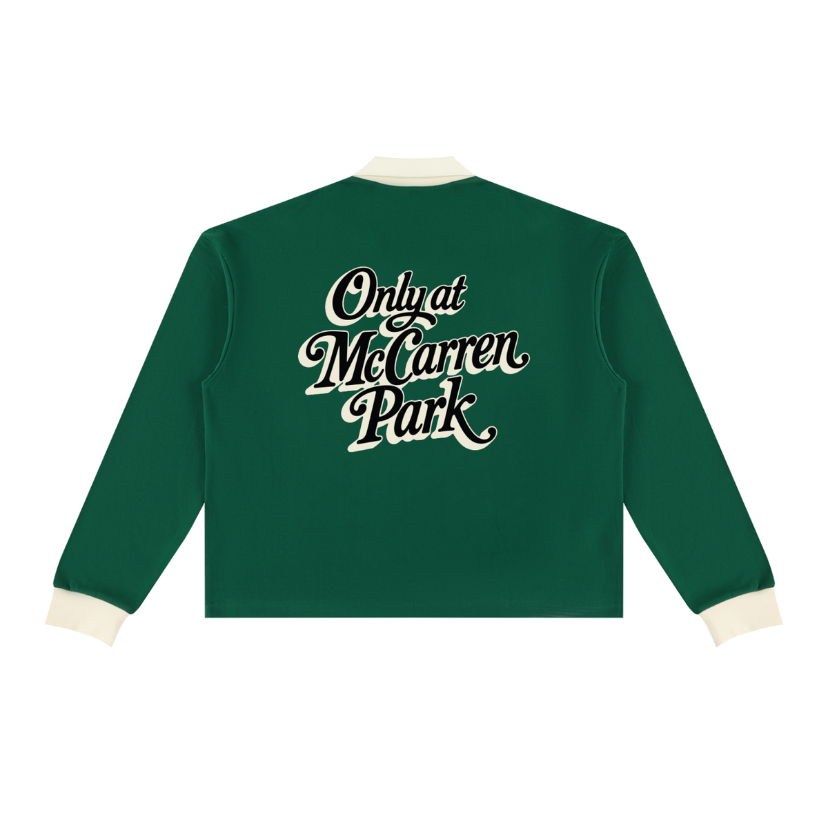Only at McCarren (Black Lettering) Baseball Long Sleeve Sweatshirt