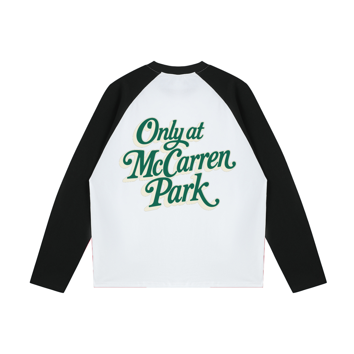 Only at McCarren (Green Lettering) Baseball Long-Sleeve T-Shirt
