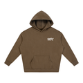 Only At McCarren (Simple White) Oversize Fleeced Hoodie