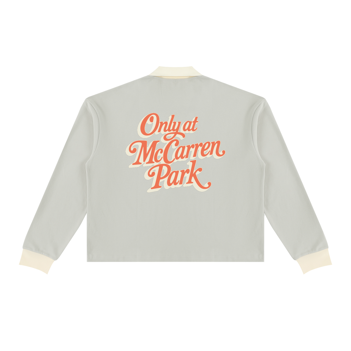 Only at McCarren (Orange Lettering) Baseball Long Sleeve Sweatshirt