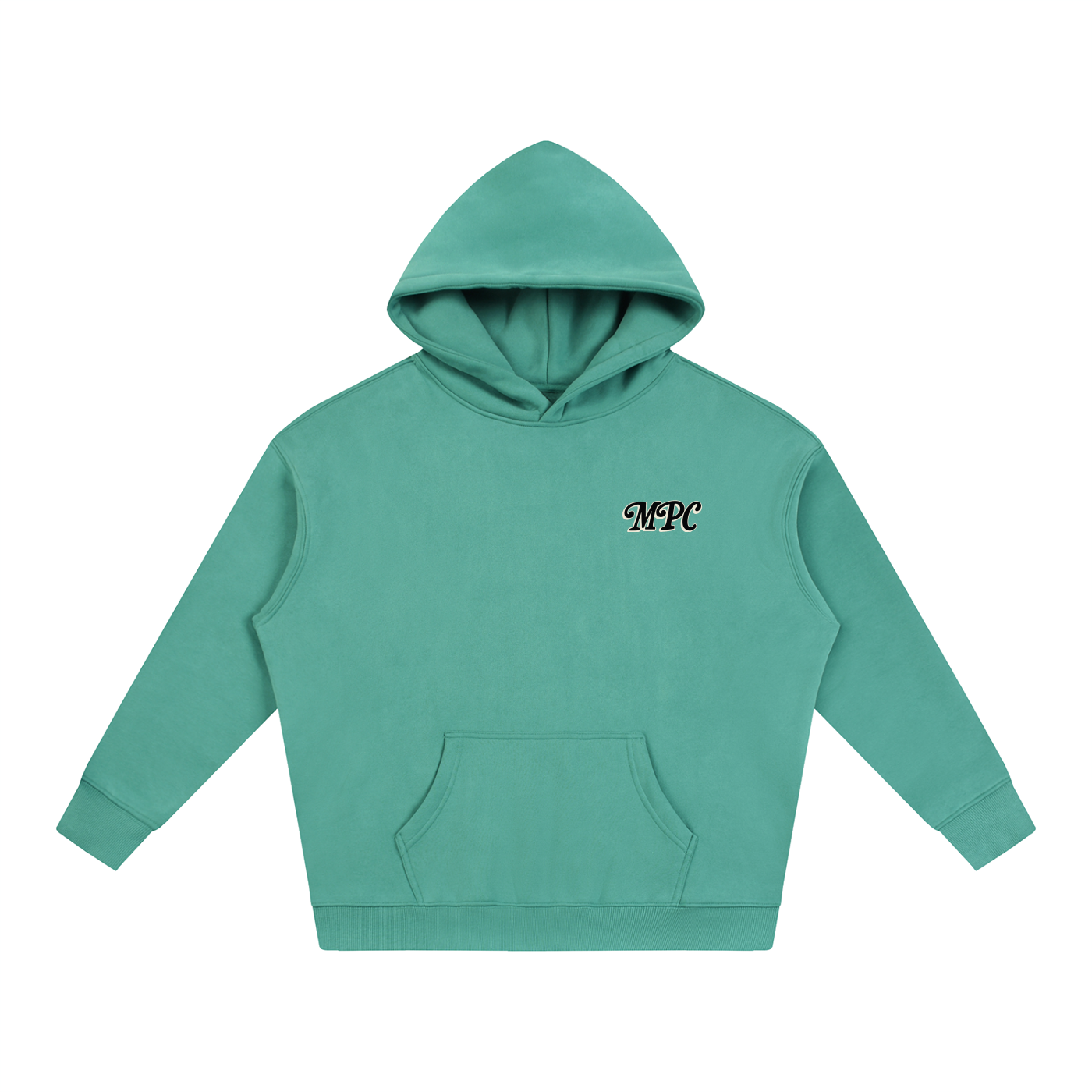 Only At McCarren (Black Lettering) Oversize Fleeced Hoodie