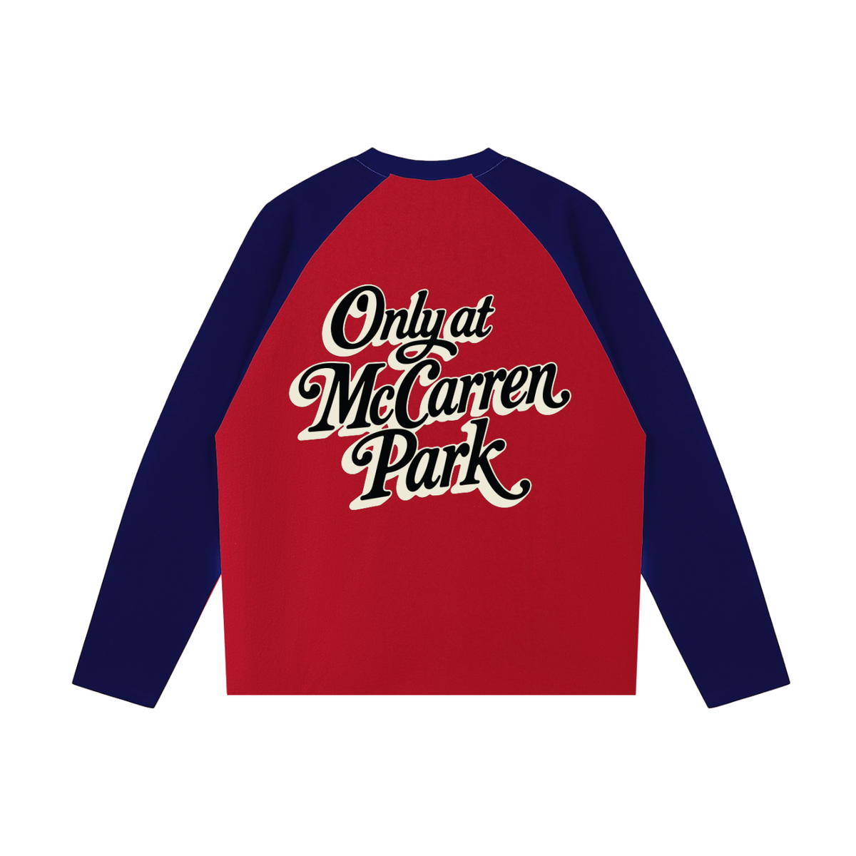 Only at McCarren (Black Lettering) Baseball Long-Sleeve T-Shirt