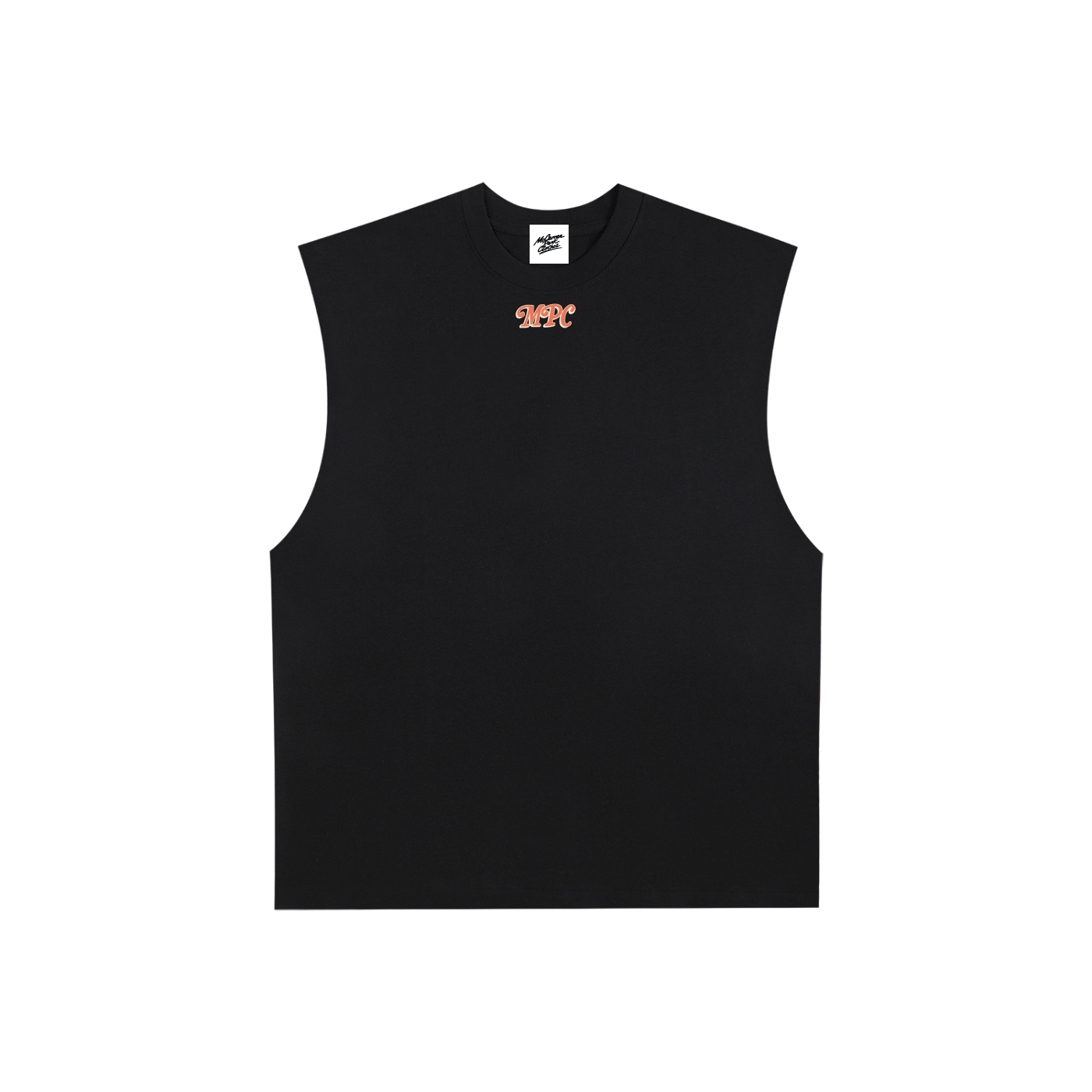 Only At McCarren (Orange Lettering) Muscle-y Cotton Tank Top